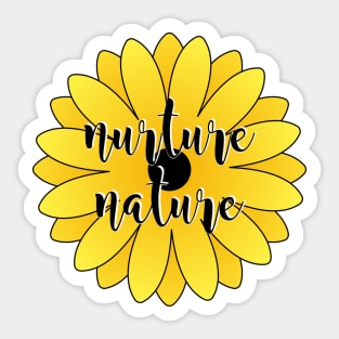 Nurture Nature Sticker